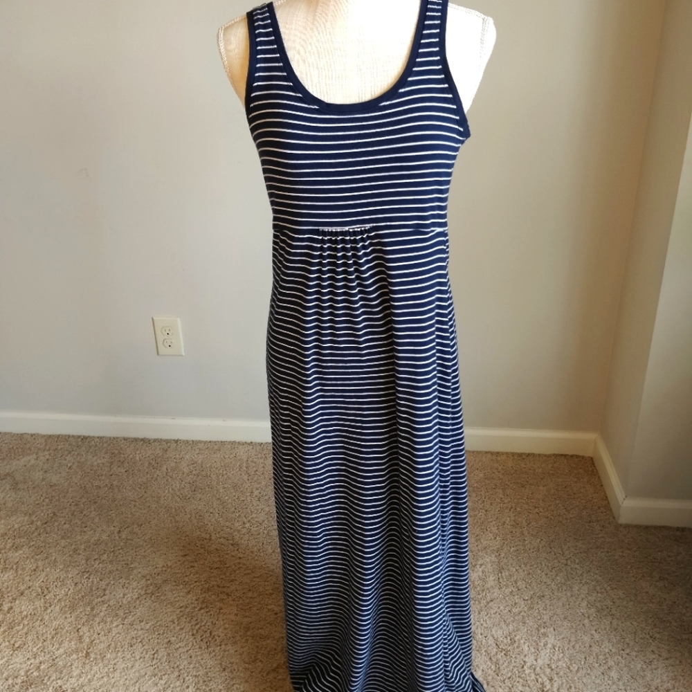 Columbia PFG Omni-Wick Striped Maxi Dress